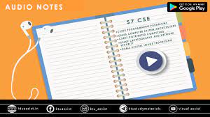 Ktu S7 Cse Audio Notes Ktu Assist