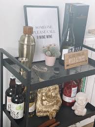 Ikea Nissafors Bar Cart Hack Bar Cart Ikea Bar Ikea Bar Cart