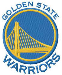 Golden State Warriors Logo Embroidery Design