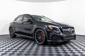 2015 Mercedes Benz Gla45 Amg Sport Awd Clean Carfax One Owner Awd Hatchback With Heated Seats Benz Black Mercedes Benz Mercedes