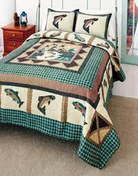 Smith 3d blue seabed c fish quilt cover set bedding pillowcases 79 double home garden children s furniture quilts bedspreads doonas. Fisherman S Wharf Fishing Quilt Set