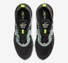 Nike Air Max 270 React Black Volt Cw7474 001 In 2020 Air Max 270 Nike Air Nike Air Max