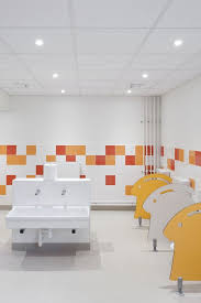 gallery of pajot school canteen atelier 208 7 school interior restroom design kindergarten interior