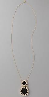 House Of Harlow 1960 Double Sunburst Pendant Necklace Pendant House Of Harlow House Of Harlow 1960