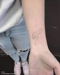 Continuous Line Elephant Tattoo Simple Elephant Tattoo Little Elephant Tattoos Tiny Elephant Tattoo