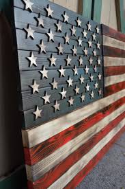 Black And White American Flag With One Red Stripe Rustic American Flag Red White And Blue Flag Wooden Flag Etsy In 2020 Wooden American Flag Rustic American Flag Rustic Flags