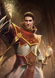 Taram The Cleric Guilherme Batista On Artstation At Https Www Artstation Com Artwork Zba8l Fantasy Characters Character Portraits Dnd Characters