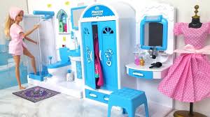 Barbie Bathroom Bedroom Morning Routine Barbie Banheiro Quarto New Bat Yellow Bathroom Decor Yellow Bathrooms White Bathroom Decor