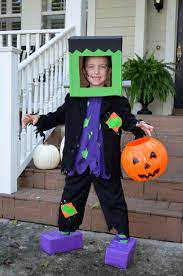 Kid S Halloween Costume Frankenstein Frankenstein Costume Kids Halloween Costumes For Kids Diy Halloween Costumes For Kids