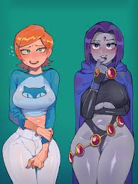 Rule34 - If it exists, there is porn of it  gwen tennyson, rachel roth,  raven (dc)  7287628