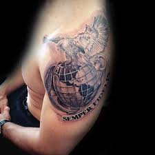 The eagle is meant as a symbol of a proud nation. Top 91 Marines Tattoo Ideas 2021 Inspiration Guide