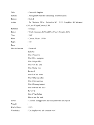 Daftar dan dapatkan penawaran diskon dan buku buku terbaru dari kami. Book Analysis Of English For Children Books Reading Comprehension