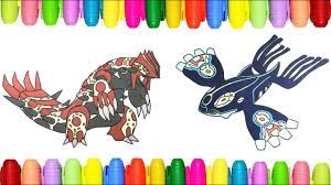 See the whole set of printables here: Pokemon Coloring Pages Primal Groudon And Primal Kyogre Youtube