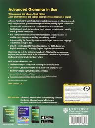 Advanced grammar in use contains 120 units of grammar explanation and practice exercises. Advanced Grammar In Use Book With Answers And Interactive Eb A Self Study Reference And Practice Book For Advanced Learners Of English Cambridge Advanced Grammar In Use Amazon De Hewings Martin Fremdsprachige Bucher