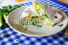 лаваш с крабовыми палочками и плавленым сыром и огурцом Kak Delat Lavash S Krabovymi Palochkami