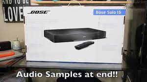 Bose Solo 15 Tv Sound System Unboxing W Sound Demo Youtube