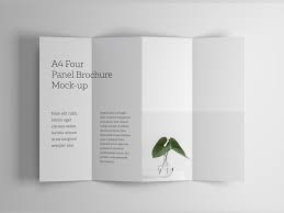 4 Panel Accordion Brochure Mockup Brochure Mockup Free Brochure Template Brochure Design Template