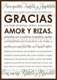 Custom Printable Spanish Wedding Thank You Card Digital File Spanish Wedding Wedding Thank You Cards Wedding Speech