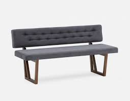 Find the perfect home furnishings at hayneedle, where you can buy online while you explore our room designs and curated looks for tips, ideas & inspiration to help you along the way. Sylvia Bench With Backrest Charcoal Dining Room Bench Dining Room Bench Seating Dining Bench