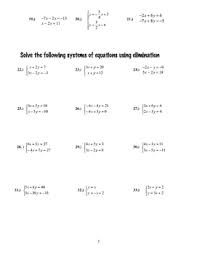 General questions or review that relates to the slo 1. System Of Equations Packet 8th Or 9th Grade Math By Math Maker