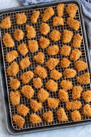 Put the patty directly on the metal rack and place. Baked Chicken Nuggets Recipe Cooking Classy
