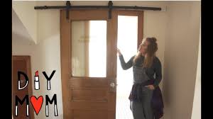 Sliding closet doors and tracks come in a variety of sizes. How To Install A Sliding Door Barn Door Kit Tutorial Youtube