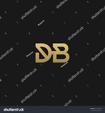 Stylish Trendy Db Initial Based Letter Stock Vector (Royalty Free)  1717672282 | Shutterstock