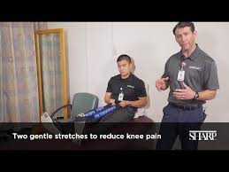 2 Gentle Stretches To Reduce Knee Pain Youtube