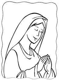 Dibujos de la familia sin color para niños, estos dibujos de la familia fueron hechos a mano por jesus gómez. Dibujos Catolicos Maria Rezando Para Colorear Pintar E Imprimir