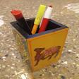 Rajasthani camel painting pen stand