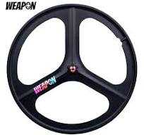 WEAPON Alloy Classical A3 Trispoke Wheel (700c / Rim Brake / Clincher /  Track)