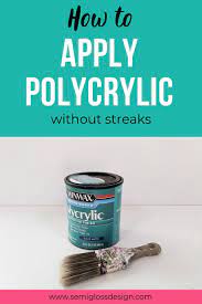 How To Apply Polycrylic Without Streaks Painting Furniture Diy How To Apply Polyurethane Diy Furniture Easy