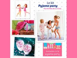 Carte dinvitation pour une boume enfant de 10 ans pictures. Kit Pour Filles 6 10 Ans La Pyjama Party