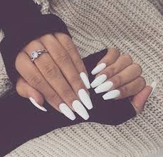 Choose nail size and nail style and write 1 color number you like on the note to seller or dm me. Plain Jane White Nail Look Beautiful White Acrylic Nails Nails Ballerina Nails
