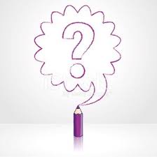 We also do not at any point resell any paper that had been previously written for a client. Purple Pencil Drawing Question Mark In Rounded Starburst Speech Balloon Clipart Image