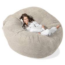 Mega Mammoth Bean Bag Sofa Cord Ivory Bean Bag Sofa Giant Bean Bags Bean Bag Chair
