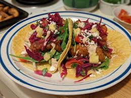 Beer batter fish tacos using cod. Homemade Fish Tacos With Beer Battered Rock Cod Pickled Cabbage And Cajun Lime Mayo Foodporn