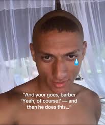 When I Was 10 I Went to The Barber for The First Time