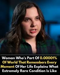 Her brain is organized like a calendar 🤯