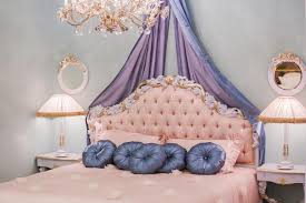 Princess, pirate & super hero rooms, toys & game room for. Pink Little Princess Room With Satin Pillows Bedside Lamps Bedside Tables Frames On The Walls Luxury Rich Bedroom Interior Stock Image Image Of Inspiration Cozy 115386467