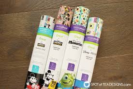 Cricut Disney Patterned Vinyl Ideas Spot Of Tea Designs