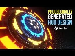 Procedural Hud Design In Blender Eevee Blender 2 8 Mograph Tutorial Youtube Blender Tutorial Blender Tutorial