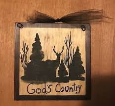 Design your everyday with deer hunting posters you'll love. Deer Decor In Home Decor Plaques Signs For Sale In Stock Ebay