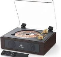 Amazon.com: CD Player with Built-in Speakers Bluetooth Retro ...