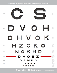 Welcome To Low Vision Free Eye Chart Download Print Test