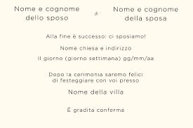Qui trovi l'elenco completo dei migliori tipografi per partecipazioni matrimonio di latina secondo gli utenti di prontopro. Testo Partecipazioni Matrimonio Spunti E Regole Da Seguire