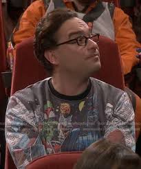 WornOnTV: Leonard's Star Wars: Empire Strikes Back print sweatshirt