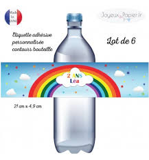 Si vous voulez offrir un cadeau d'anniversaire original et personnaliser mais vous ne savez toujours pas quoi. Etiquette Bouteille Anniversaire Enfant Arc En Ciel