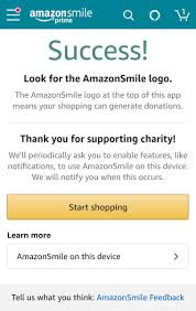 After your application is created, you can find these on its. Amazon Smile Now In The Amazon Shopping Mobile App Cheap Simple Living