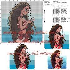 Disney mickey mouse character with text name big size cross stitch pattern. Moana Cross Stitch Pattern Free Cross Stitch Patterns Simple Unique Alphabets Baby Disney Cross Stitch Disney Cross Stitch Patterns Cross Stitch